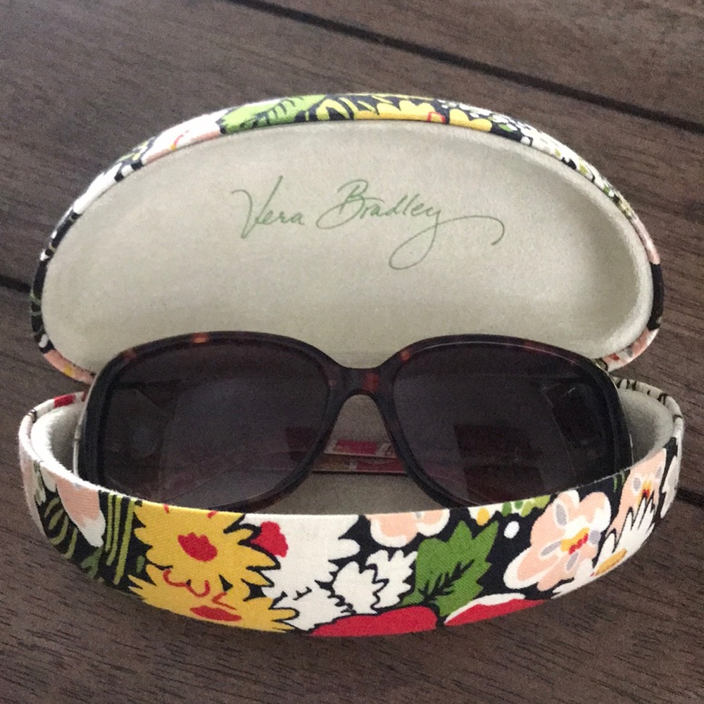 Vera Bradley sunglasses and case